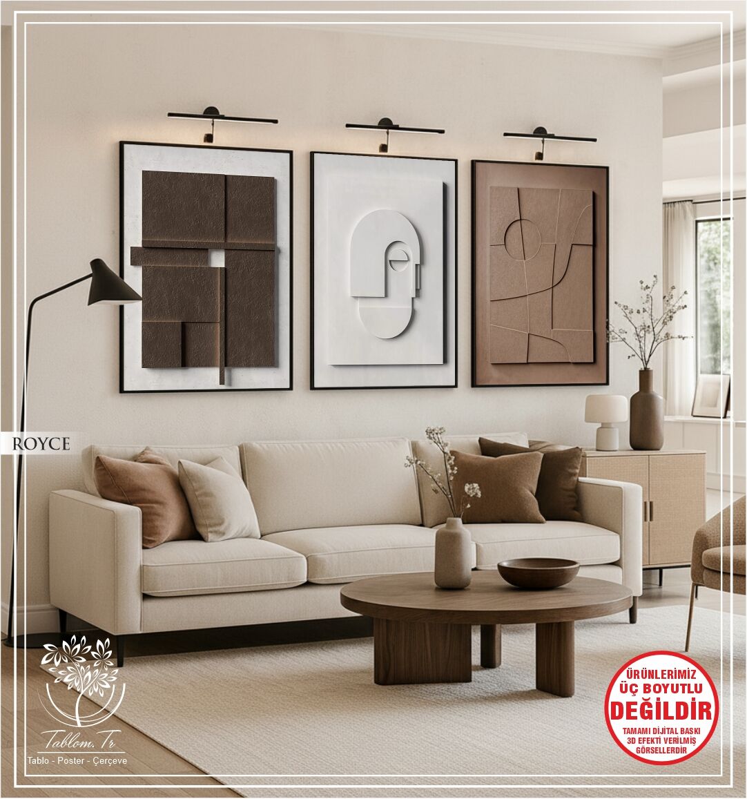 Royce Üçlü Set Tablo