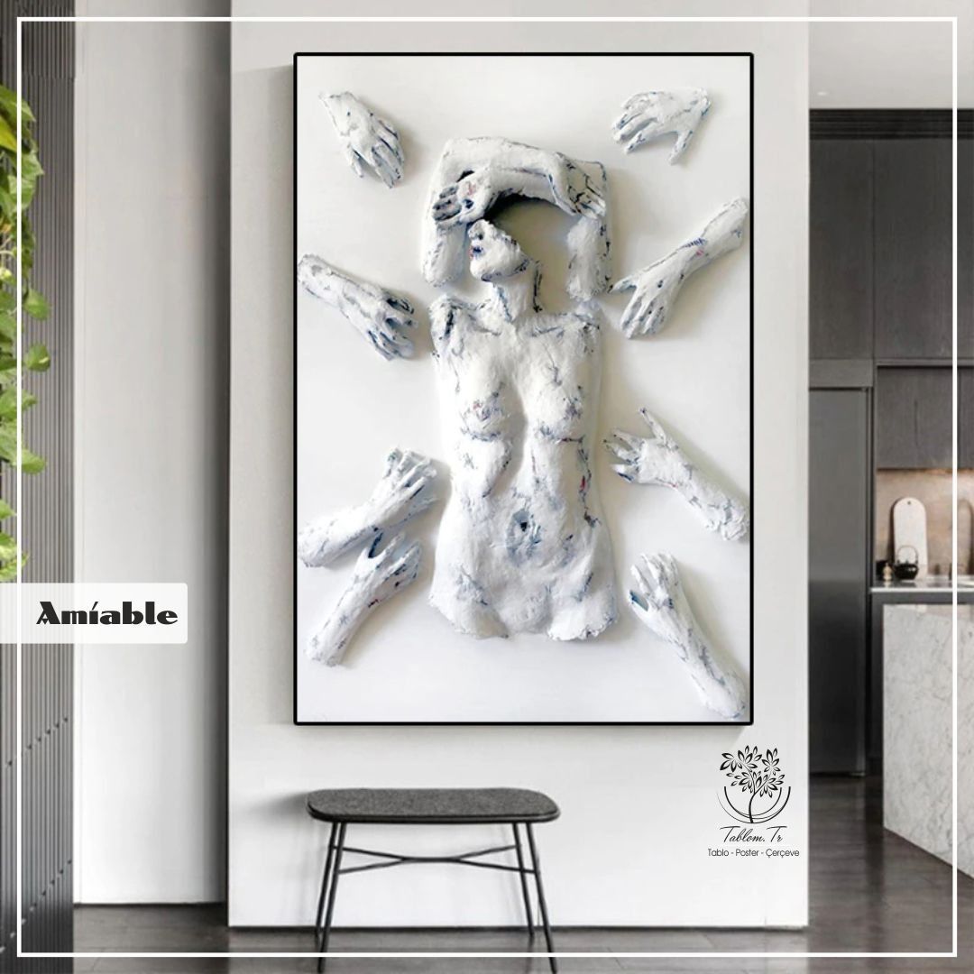 Amiable Tekli Tablo Gold - 40x50 CM