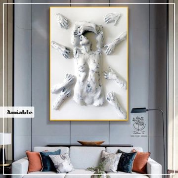 Amiable Tekli Tablo Gold - 40x50 CM