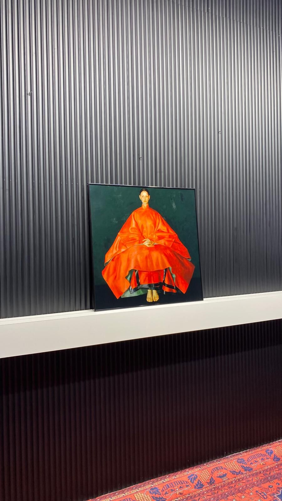 Metal Çerçeveli Gercek Camlı tekli Tablo - Asya'nın Işığı