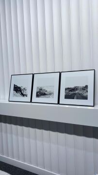 Metal Çerçeveli Camlı 3'lü Dekoratif Tablo Seti - Sessiz Doğa