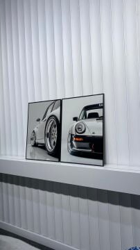 Dijital Baskılı Metal Çerçeveli Camlı İkili Dekoratif Tablo - Efsane 964