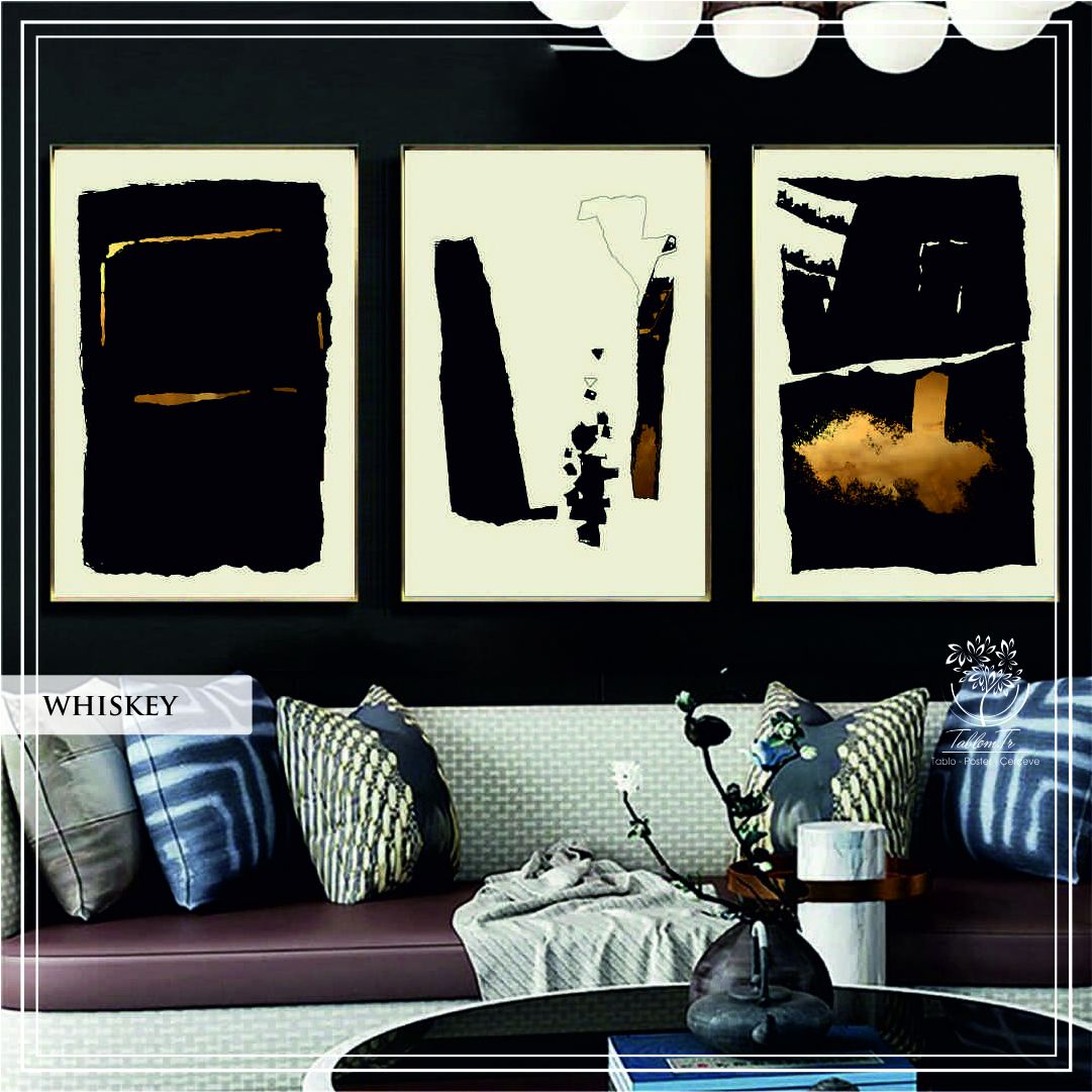 Whiskey Üçlü Set Tablo