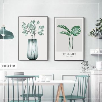 Frescito İkili Set Tablo Siyah - 50x70 CM
