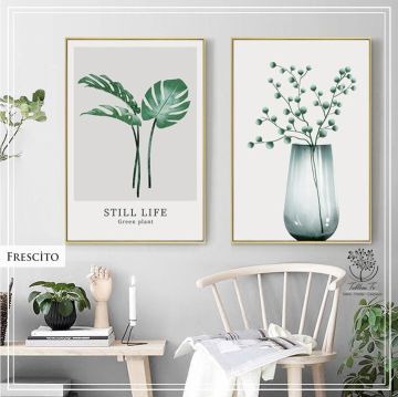 Frescito İkili Set Tablo Gold - 70x100 CM