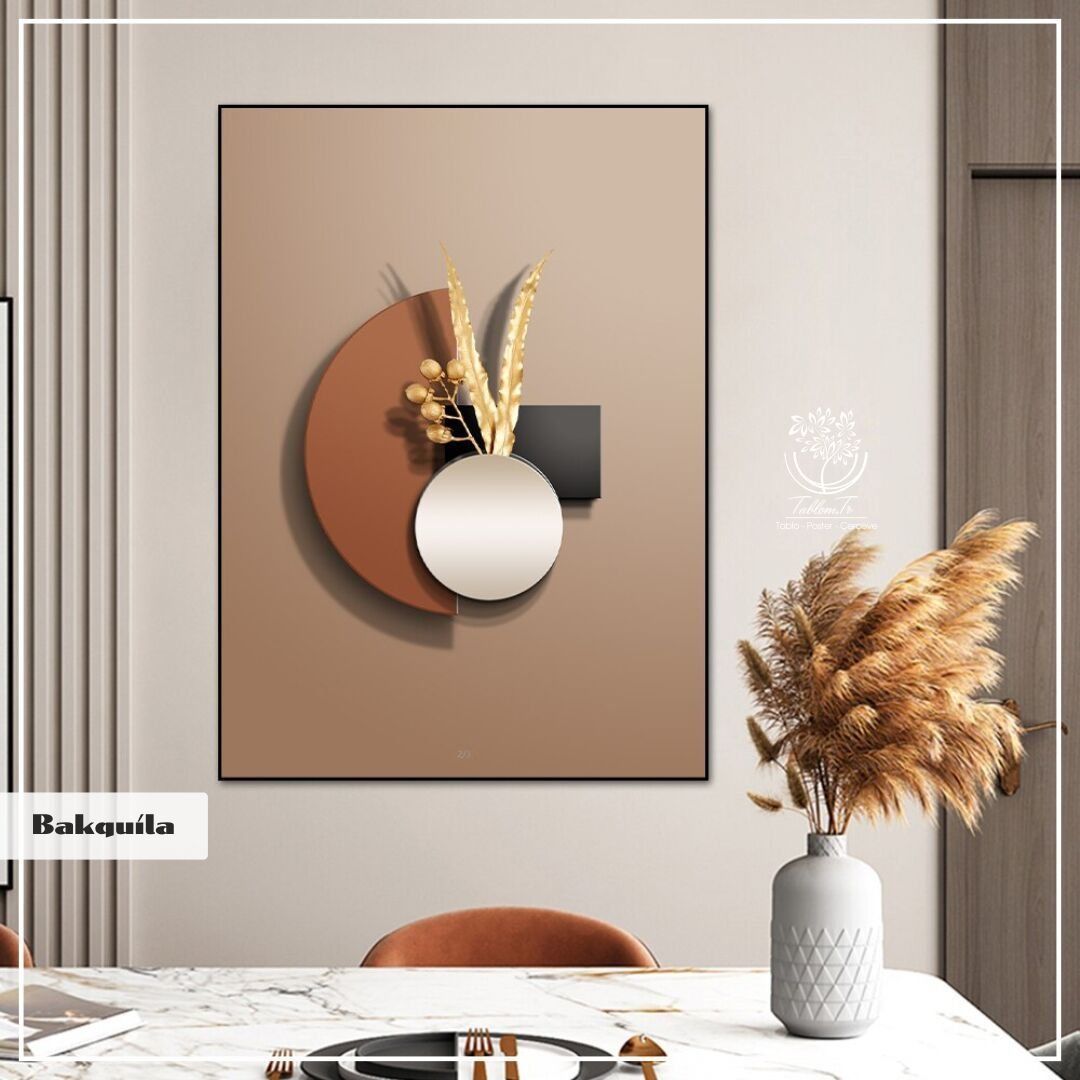 Bakquila Tekli Tablo Gold - 30x40 CM
