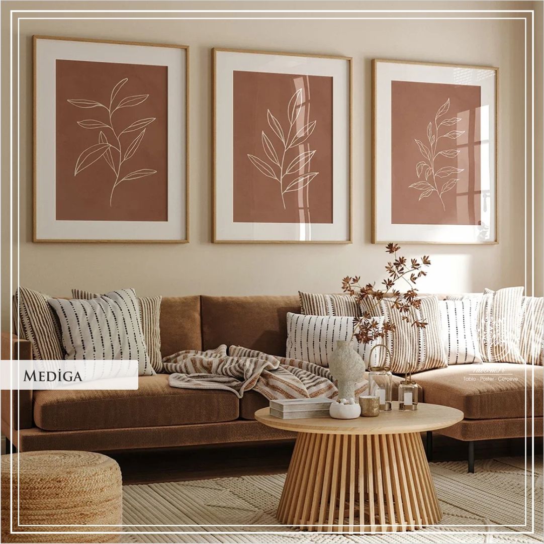 Mediga  Üçlü Set Tablo