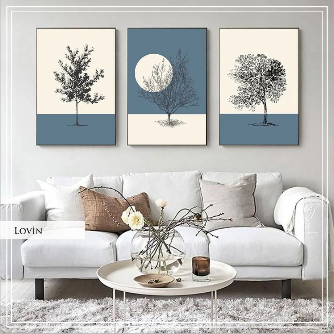 Lovin  Üçlü Set Tablo