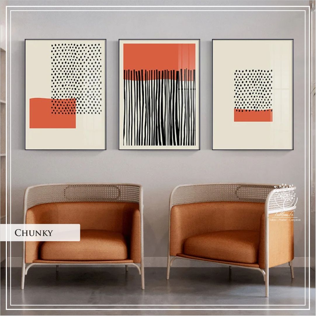 Chunky2 Üçlü Set Tablo