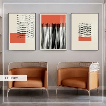 Chunky2 Üçlü Set Tablo