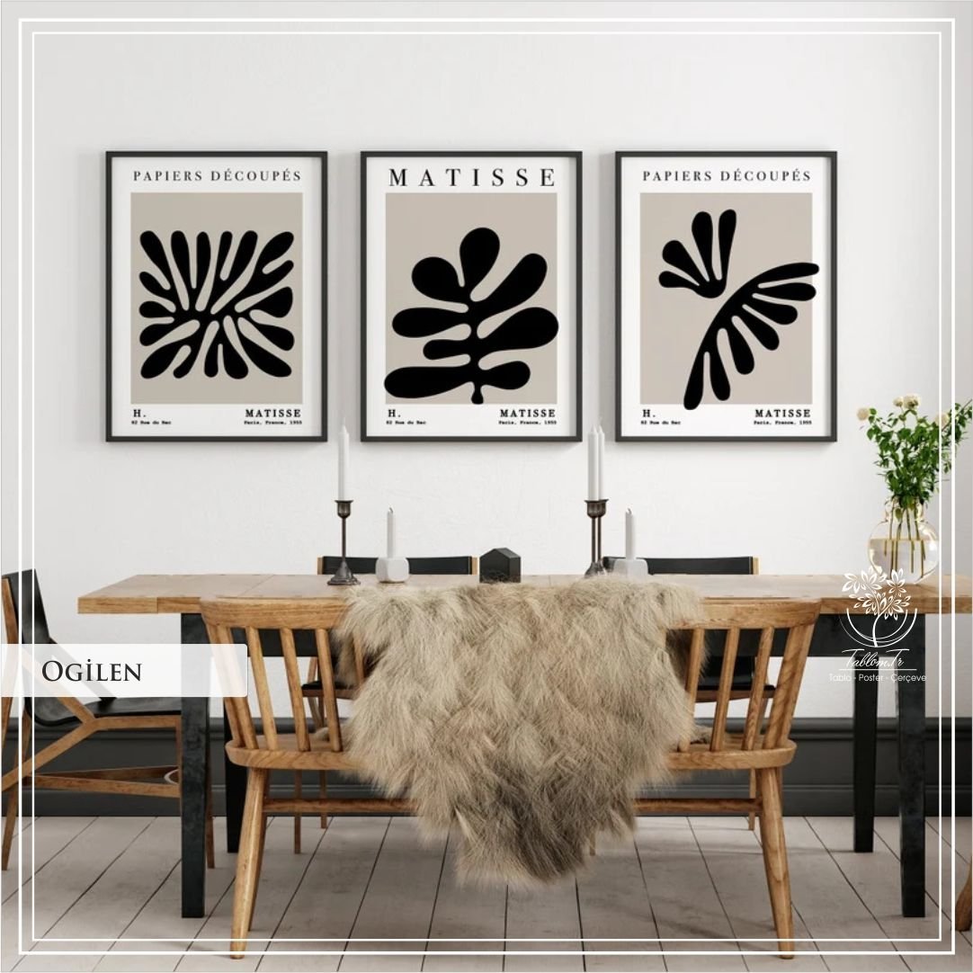 Ogilen  Üçlü Set Tablo
