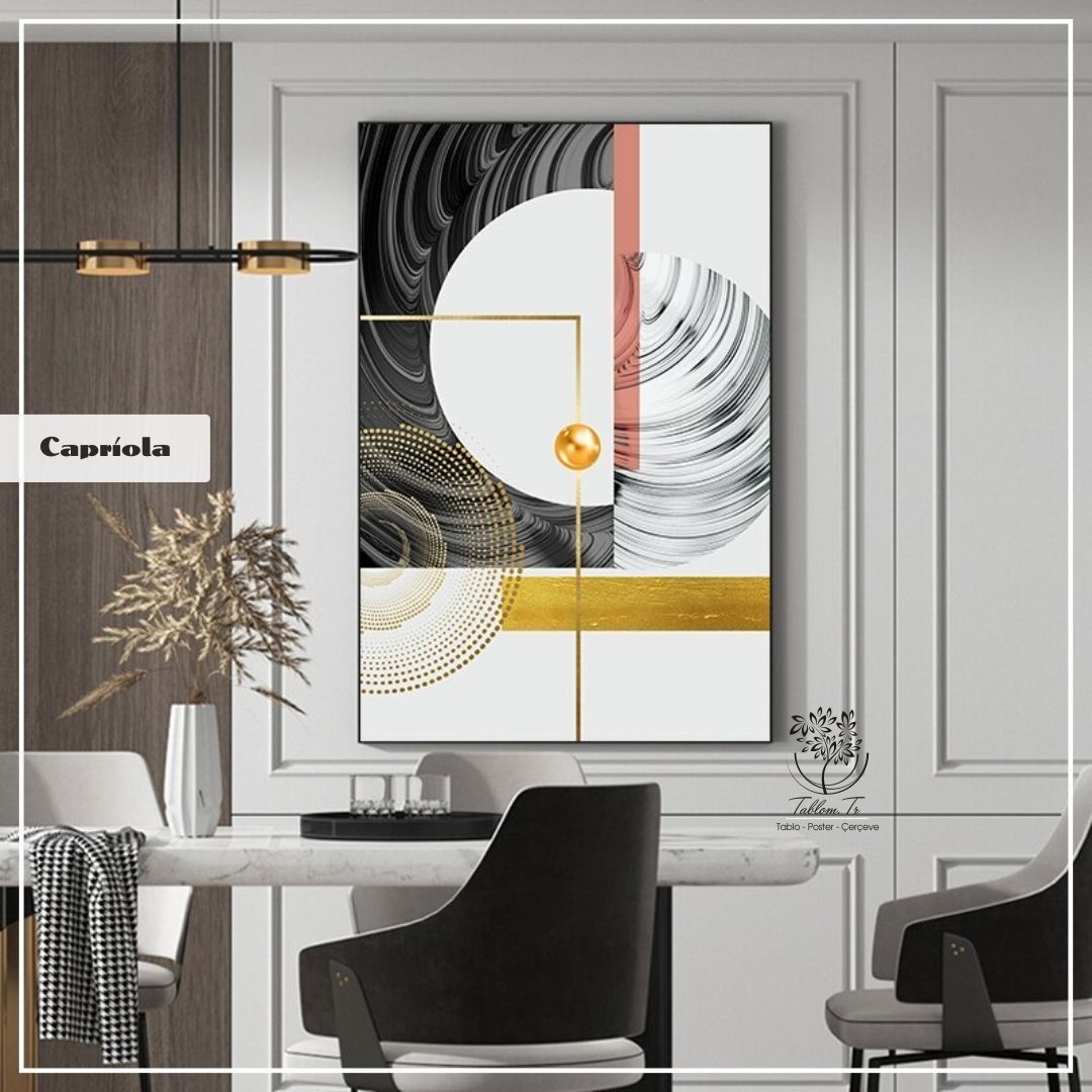 Capriola Tekli Tablo Siyah - 50x70 CM