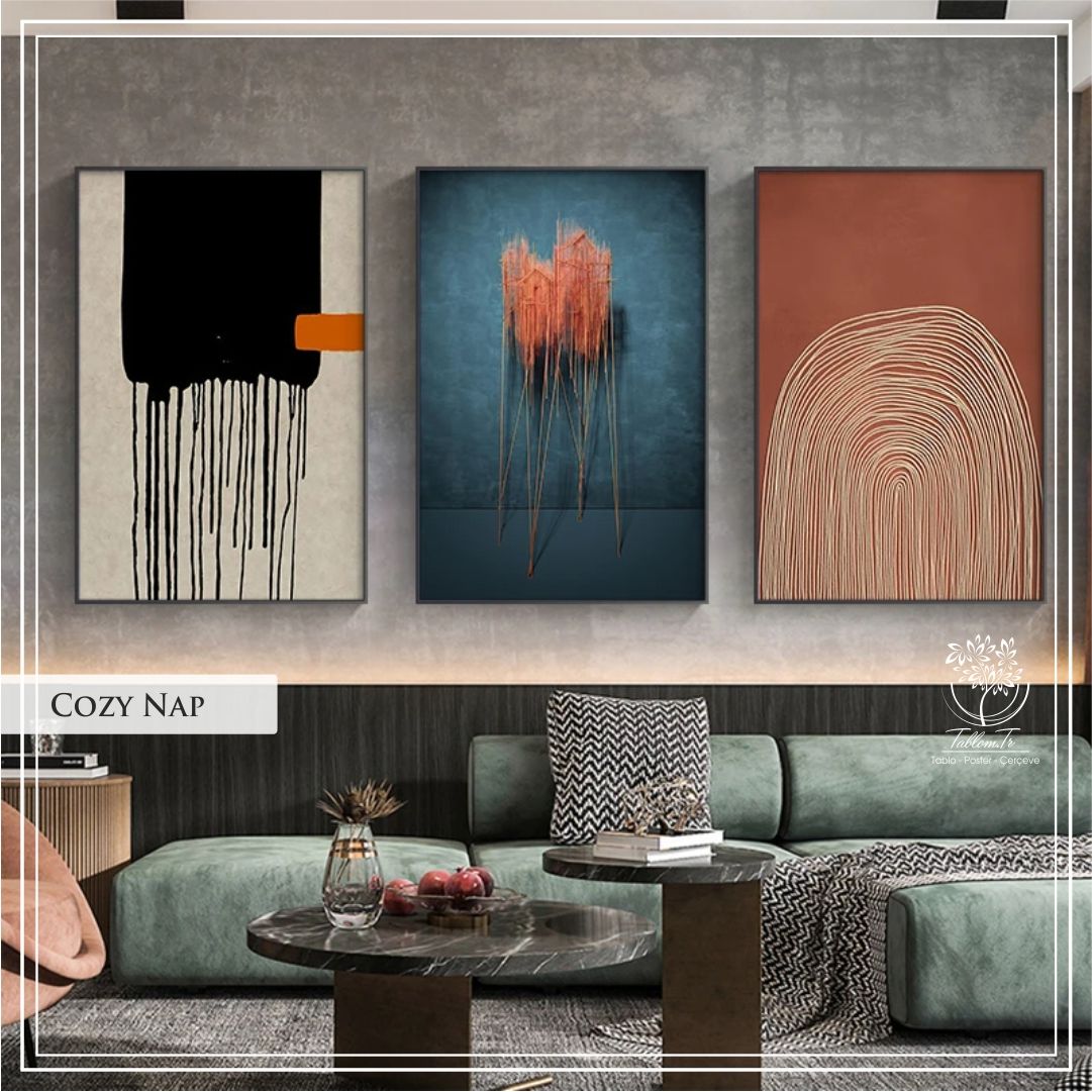 CozyNap Üçlü Set Tablo