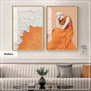 Habita İkili Set Tablo Beyaz - 21x30 CM