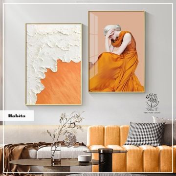 Habita İkili Set Tablo Siyah - 70x100 CM
