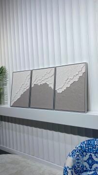 Cresta | El İşçiliği Dokulu Tablo Seti 50x70