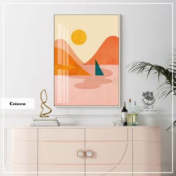 Crizen Tekli2 Tablo Gold - 40x50 CM