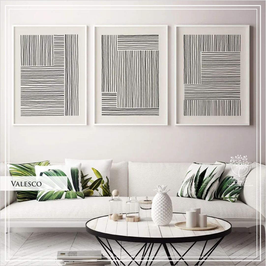 Valesco Üçlü Set Tablo