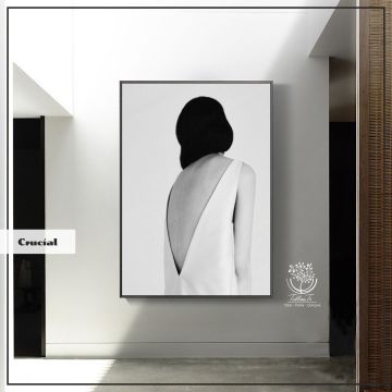 Crucial Tekli2 Tablo Gold - 50x70 CM