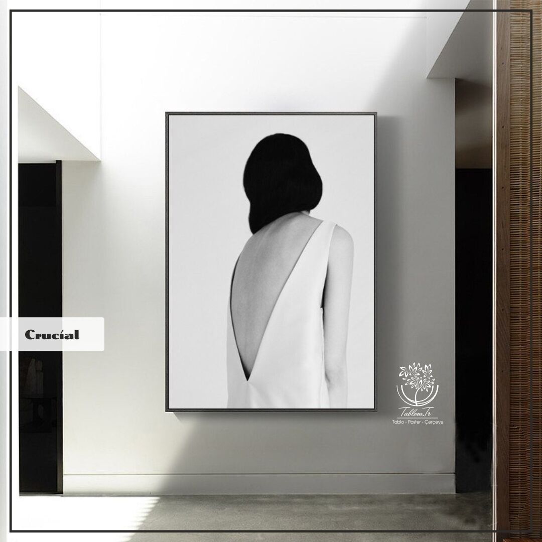 Crucial Tekli2 Tablo Gümüş - 70x100 CM