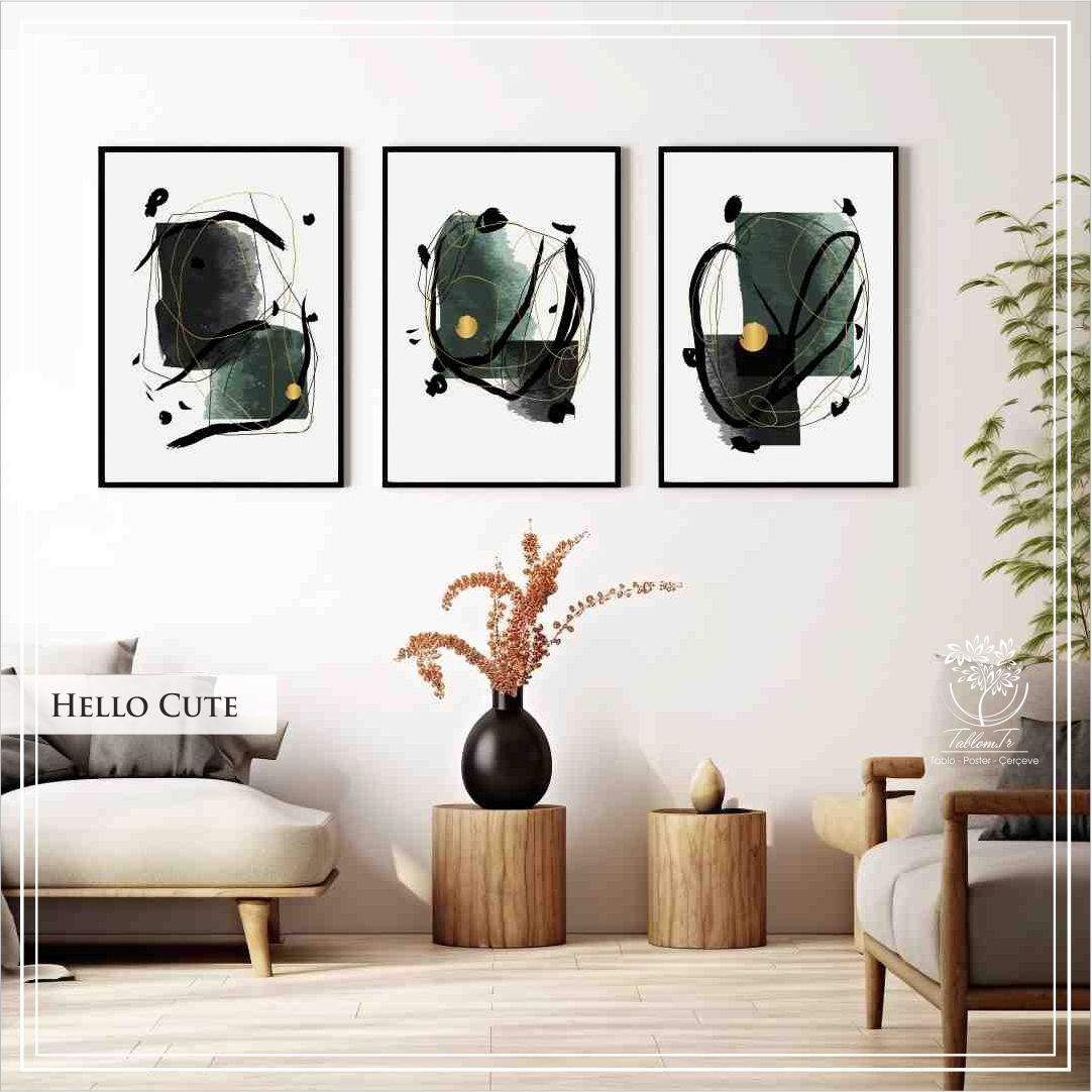 Hellocute Üçlü Set Tablo