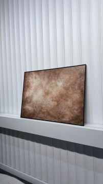 Dijital Baskılı Metal Çerçeveli Camlı Tekli Tablo - Alvera