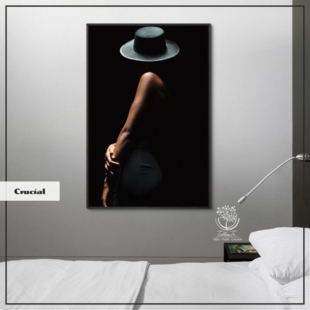 Crucial Tekli3 Tablo Siyah - 70x100 CM