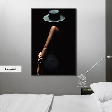 Crucial Tekli3 Tablo Siyah - 70x100 CM