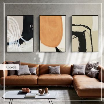 Rivage Üçlü set Tablo Beyaz - 70x100 CM