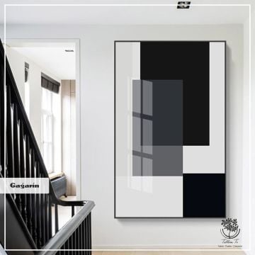 Gagarin Tekli Tablo Gümüş - 70x100 CM