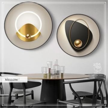 Mellow3 Yuvarlak Çerçeveli Camlı Tablo 2 li set