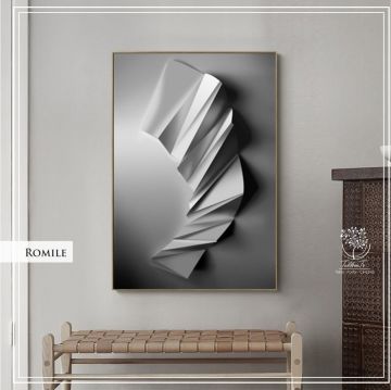 RomileG Tekli Tablo Gold - 21x30 CM