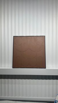 Metal Çerçeveli 3 Boyutlu Dokulu Tekli Tablo - Harmony