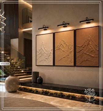 Atelier | El İşçiliği Dokulu Tablo Seti 50x70