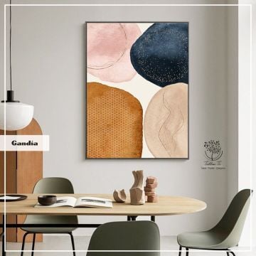 Gandia Tekli Tablo Gümüş - 21x30 CM