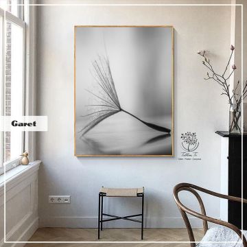 Garet Tekli2 Tablo Siyah - 30x40 CM