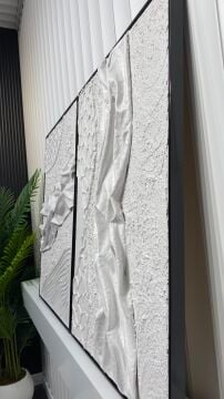 Silenza | El İşçiliği Dokulu Tablo 70x100 İkili