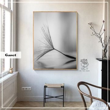 Garet Tekli2 Tablo Siyah - 50x70 CM