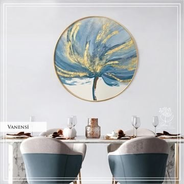Vanensi2 Tekli Yuvarlak Çerçeveli Camlı Tablo