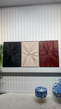 DRAPÉ | El İşçiliği Dokulu Tablo 70x100 Üçlü
