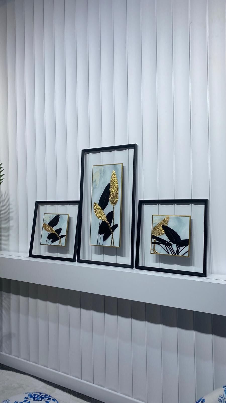 Botanica Lux - 48x48 / 48x88 / 48x48 Cm Dokulu İthal Tablo