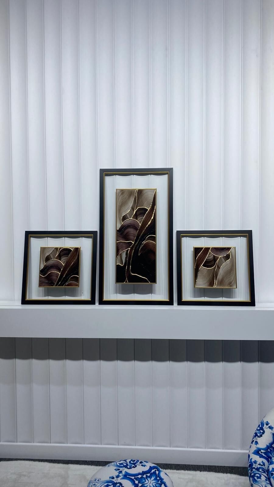 Terra Flow - 48x48 / 48x88 / 48x48 Cm Dokulu İthal Tablo