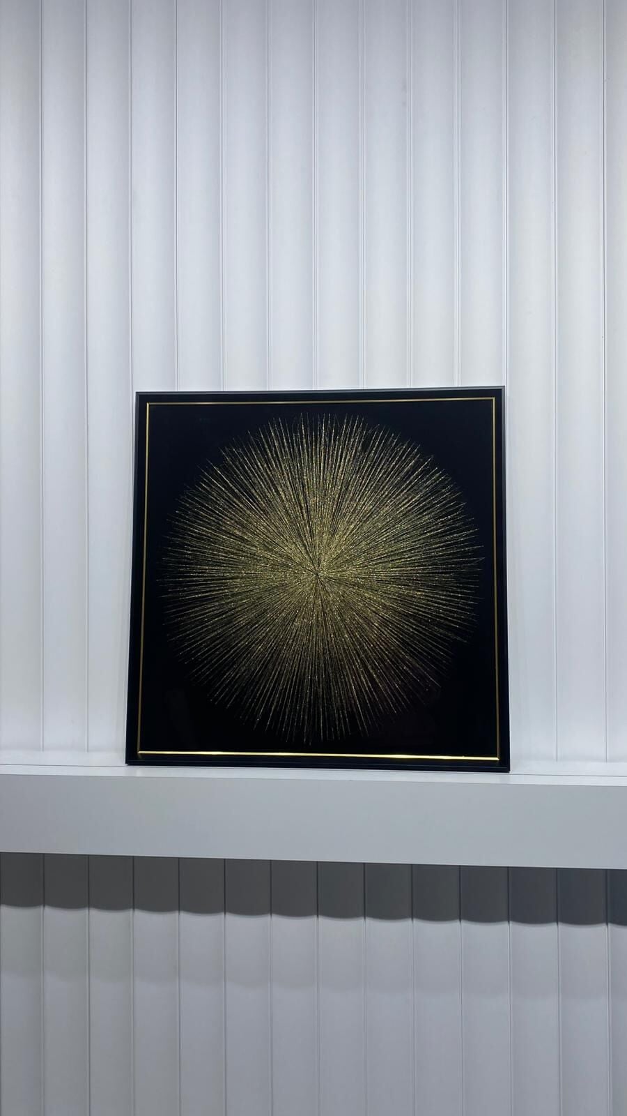 Aurea Burst - 90x90 Cm Dokulu İthal Tablo