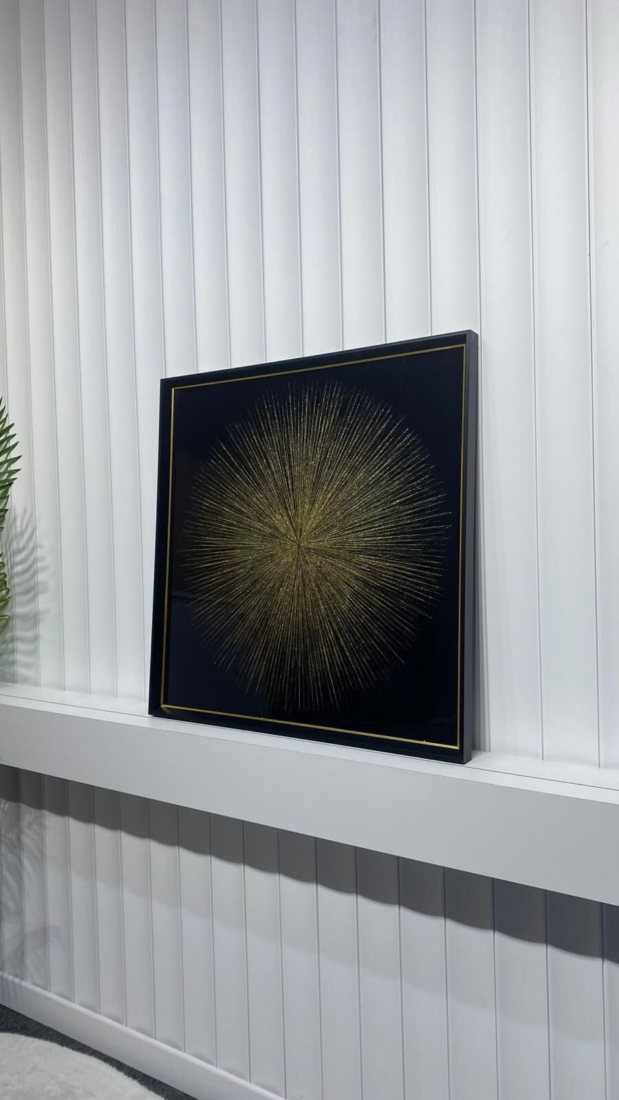 Aurea Burst - 90x90 Cm Dokulu İthal Tablo