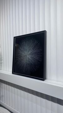 Eclipse Aura - 90x90 Cm Dokulu İthal Tablo