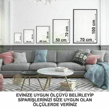Wishes İkili Set Tablo Siyah - 50x70 CM