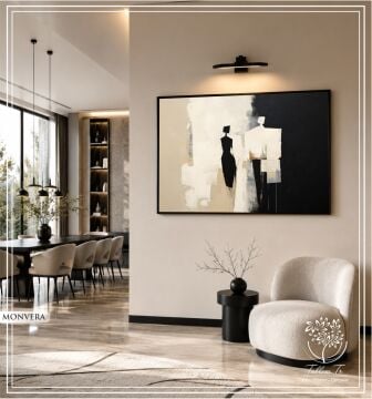 Dijital Baskılı Metal Çerçeveli Camlı Tekli Tablo - Monvera
