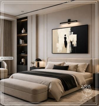 Dijital Baskılı Metal Çerçeveli Camlı Tekli Tablo - Monvera
