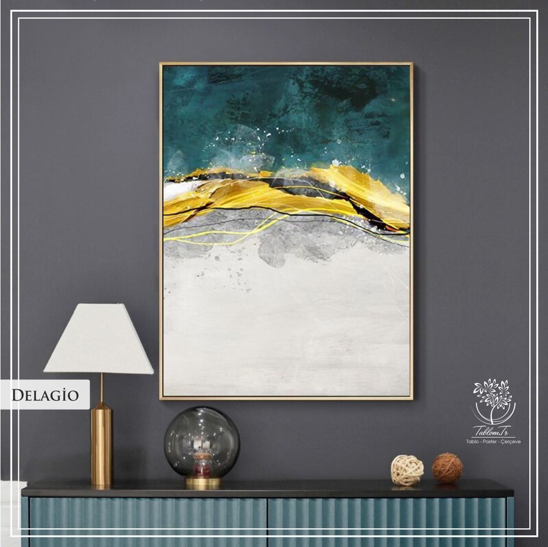 Delagio Tekli Tablo Gold - 21x30 CM