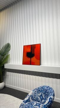 Dijital Baskılı Metal Çerçeveli Camlı İkili Dekoratif Tablo - Yanık İzler